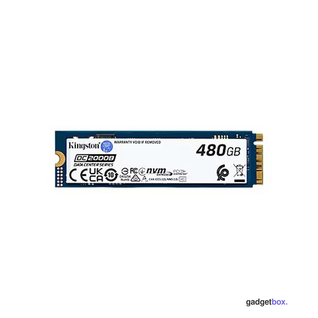 Твердотельный накопитель SSD Kingston DC2000B SEDC2000BM8/480G M.2 NVMe PCIe 4.0x4