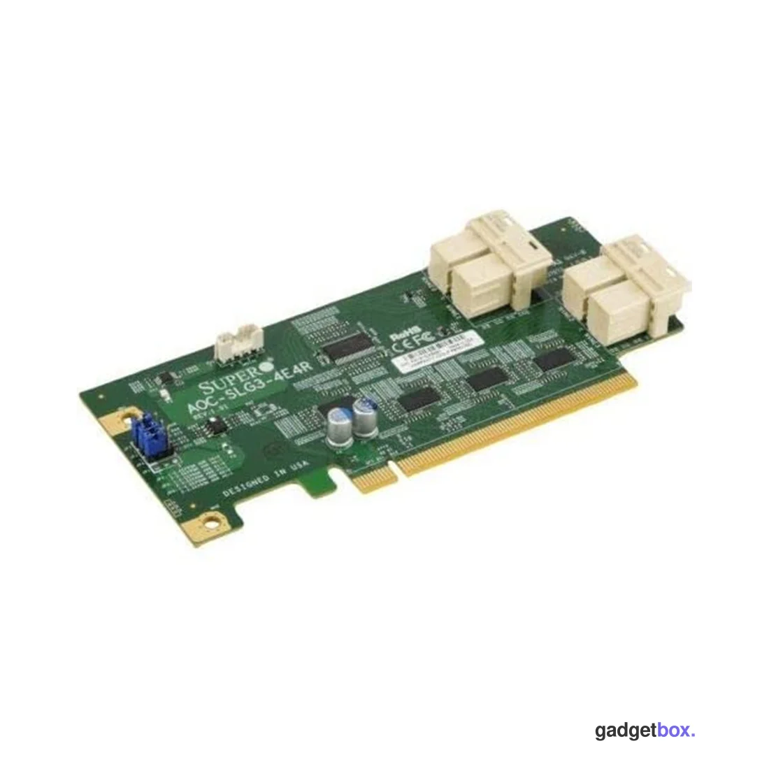 NVMe Host Bus адаптер Supermicro AOC-SLG3-4E4R-O
