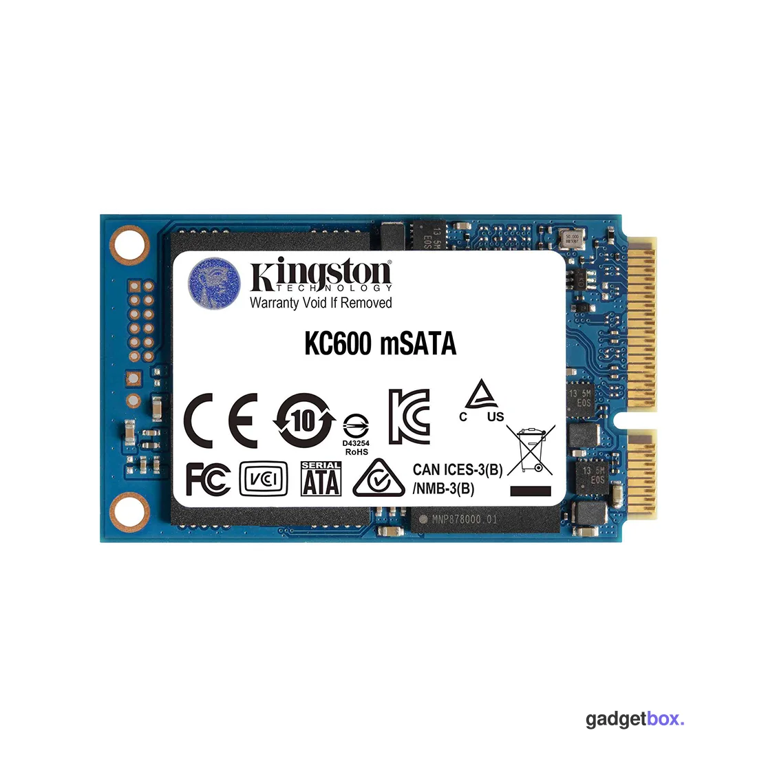 Твердотельный накопитель SSD Kingston SKC600MS/256G mSATA