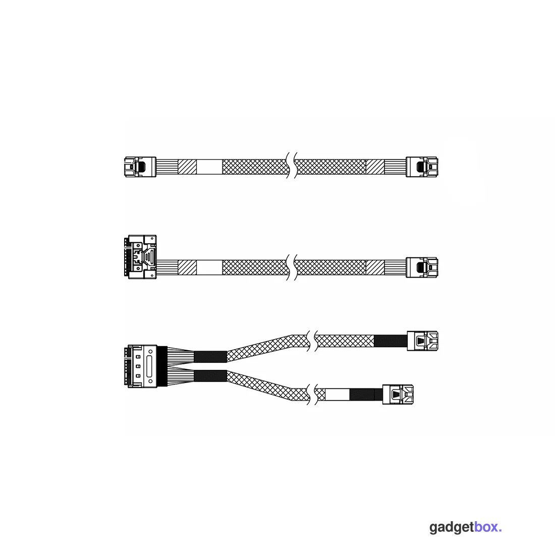Комплект интерфейсных кабелей ThinkSystem SR250 Series 3.5"/2.5" RAID Cable Kit 4X97A81455