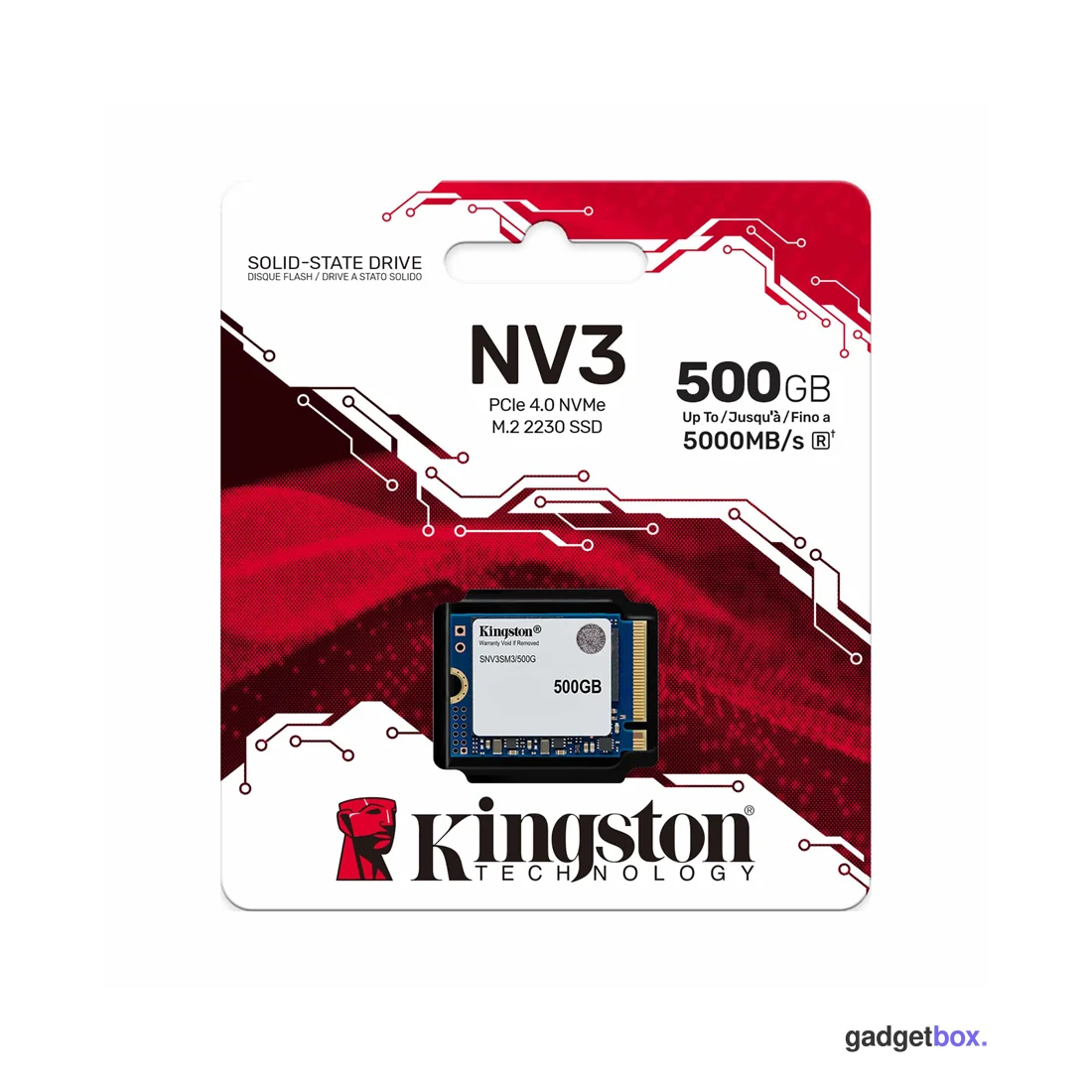Твердотельный накопитель SSD Kingston SNV3SM3/500G 500GB Mini M.2 2230 PCIe Gen4 x4