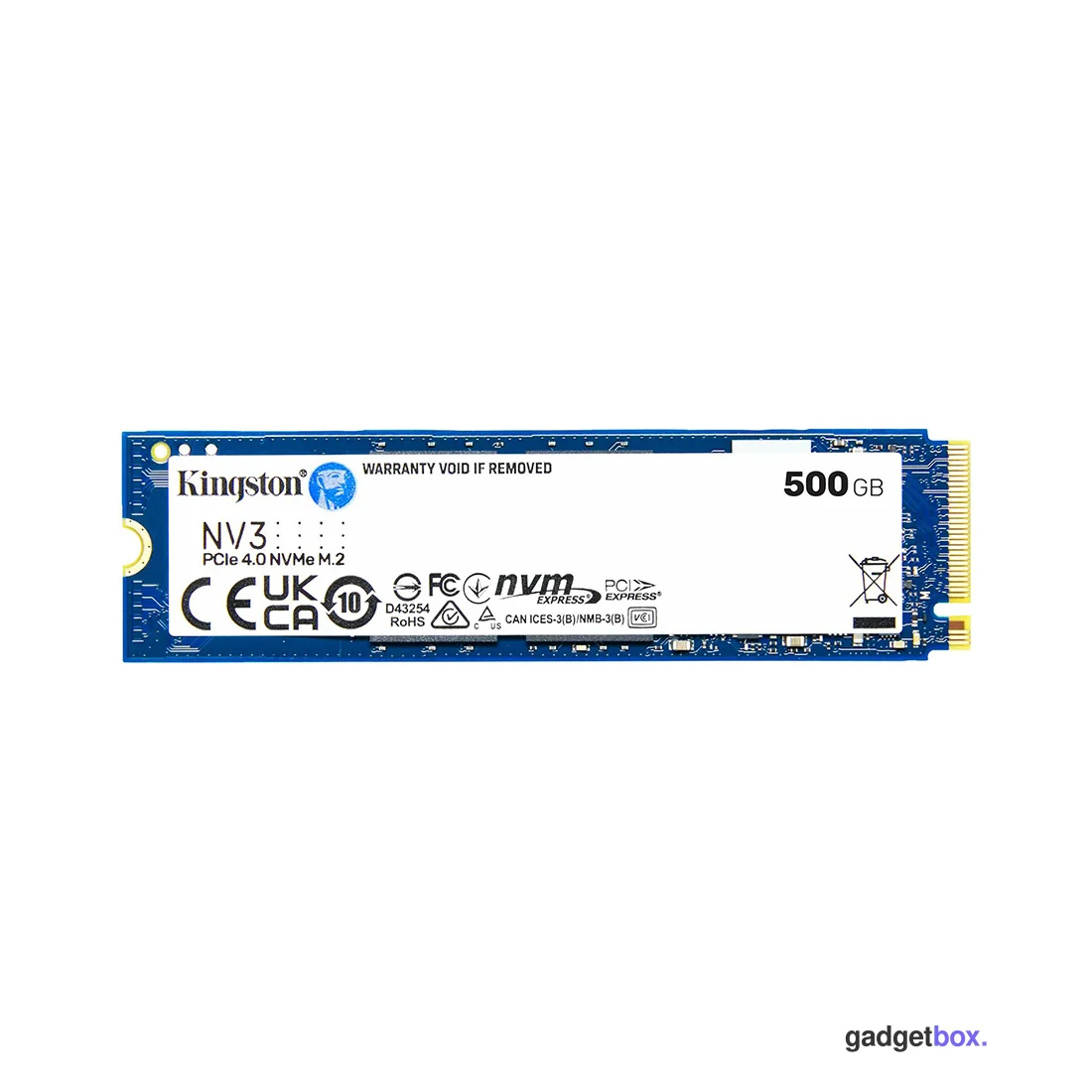 Твердотельный накопитель SSD Kingston NV3 SNV3S/500G M.2 NVMe PCIe 4.0x4