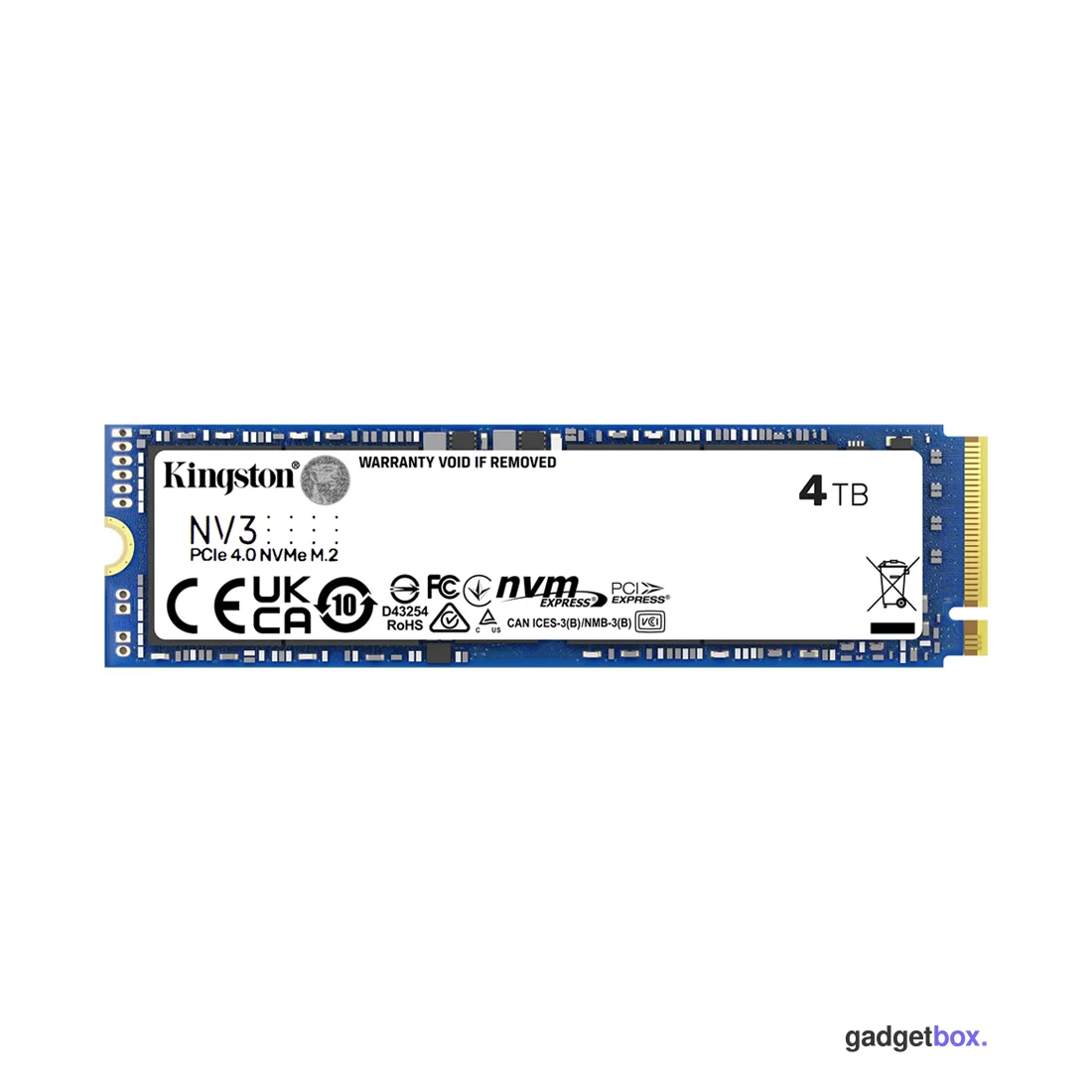 Твердотельный накопитель SSD Kingston NV3 SNV3S/4000G M.2 NVMe PCIe 4.0x4