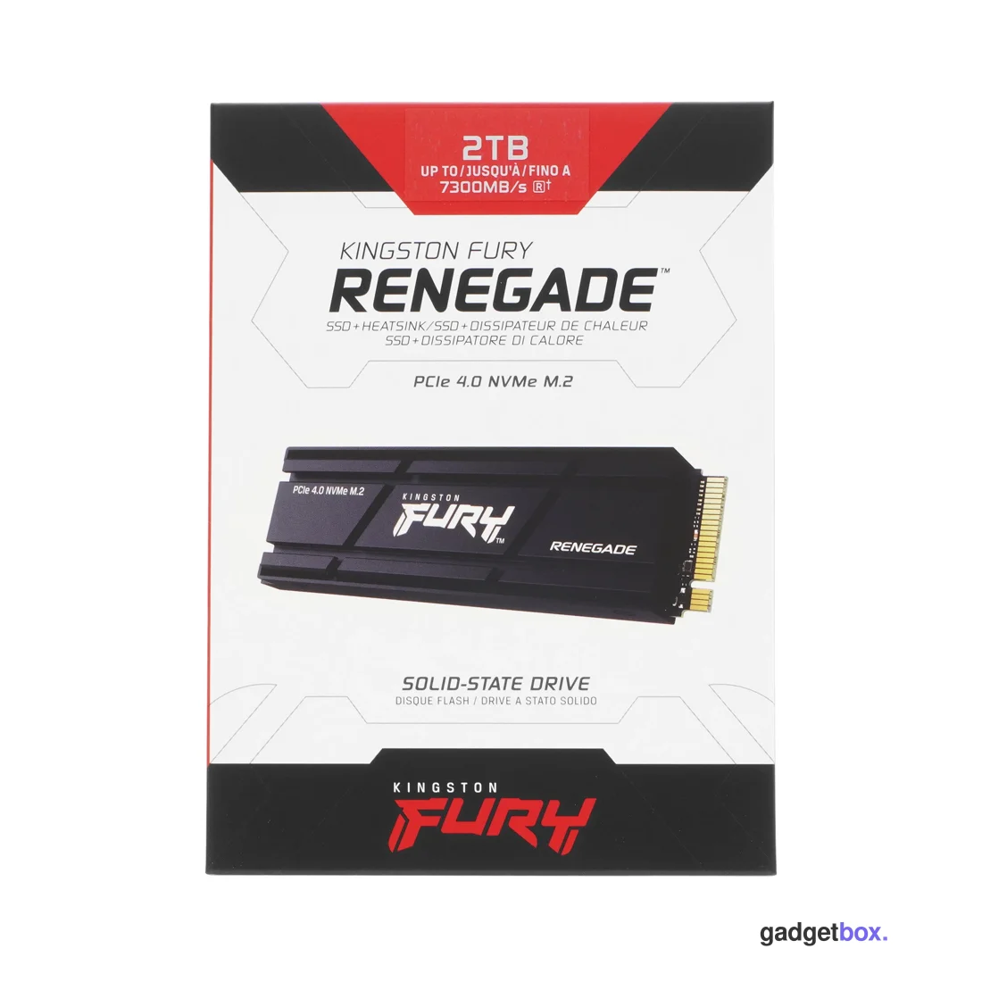 Твердотельный накопитель SSD Kingston FURY Renegade SFYRDK/2000G M.2 NVMe PCIe 4.0 HeatSink