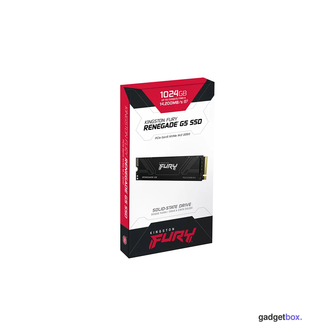 Твердотельный накопитель SSD Kingston FURY Renegade G5 SFYR2S/1T0 M.2 NVMe PCIe 5.0x4