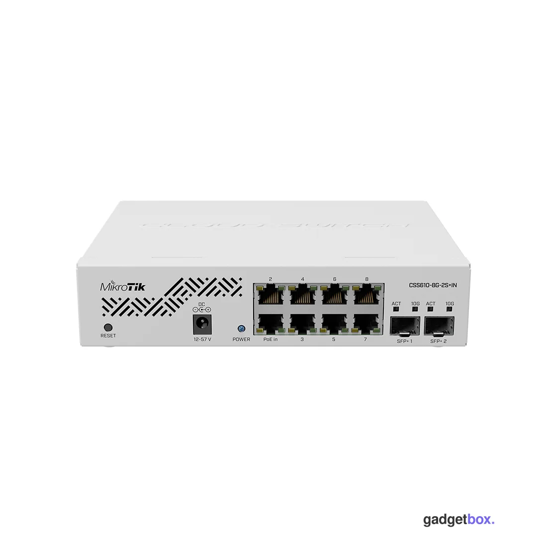 Коммутатор MikroTik CSS610-8G-2S+IN