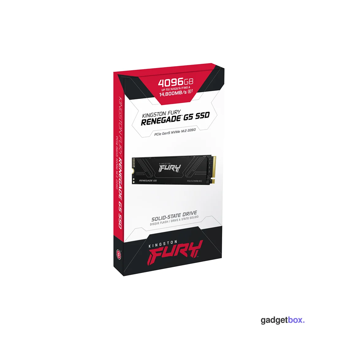 Твердотельный накопитель SSD Kingston FURY Renegade G5 SFYR2S/4T0 M.2 NVMe PCIe 5.0x4