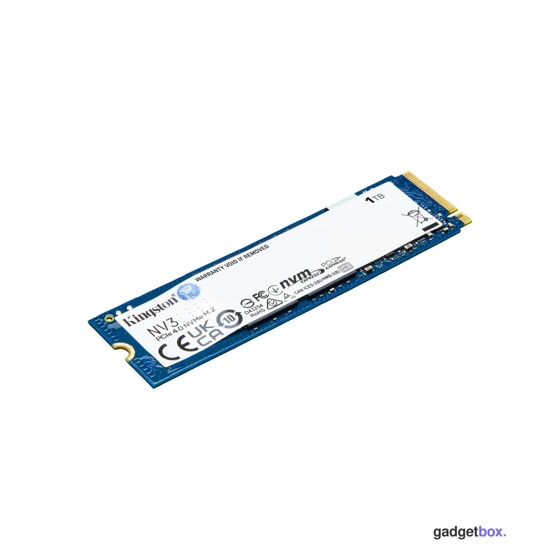 Твердотельный накопитель SSD Kingston NV3 SNV3S/1000GBK 1000GB M.2 NVMe PCIe 4.0x4 6000/4000Мб/сBULK