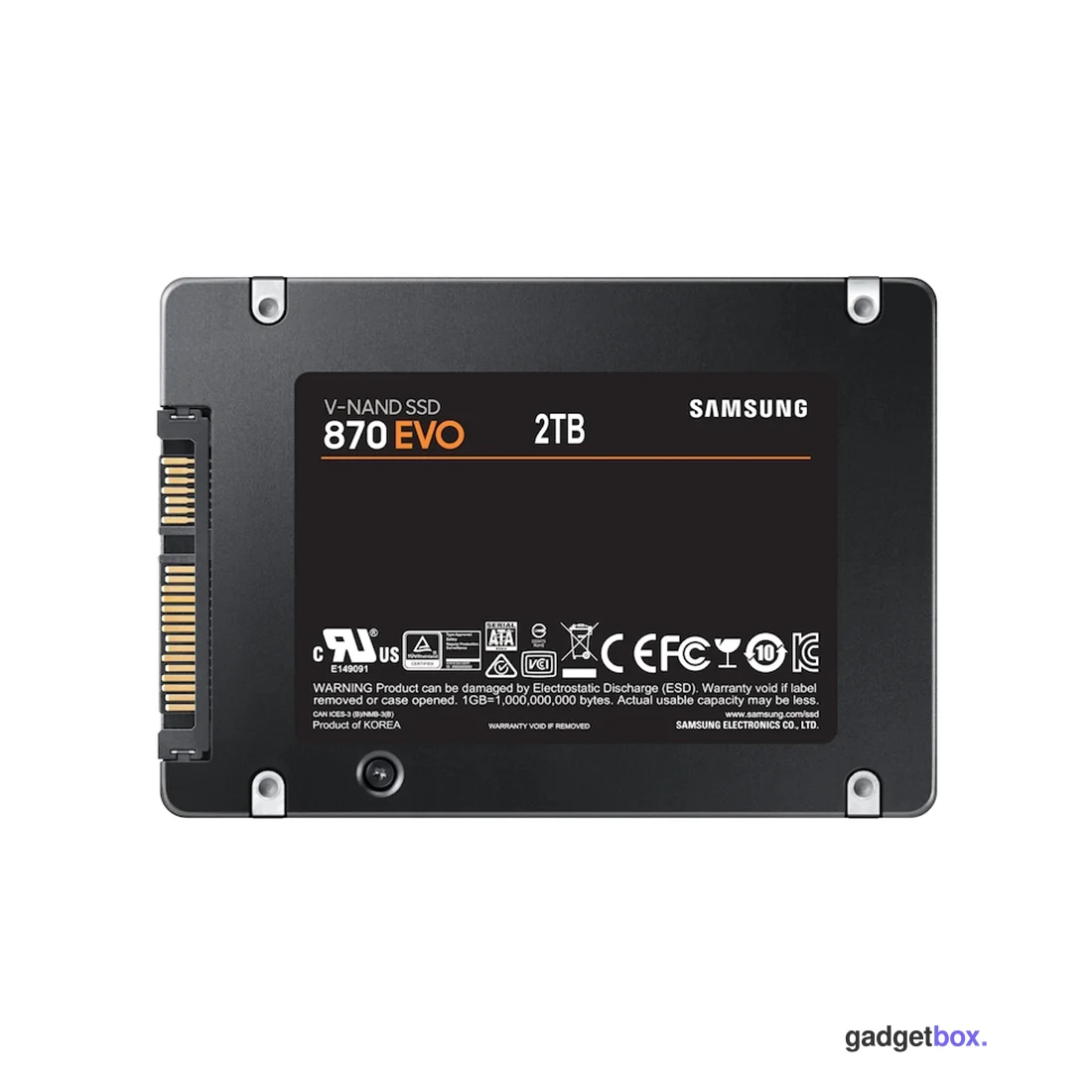 Твердотельный накопитель SSD Samsung 870 EVO 2000 ГБ SATA 2.5"