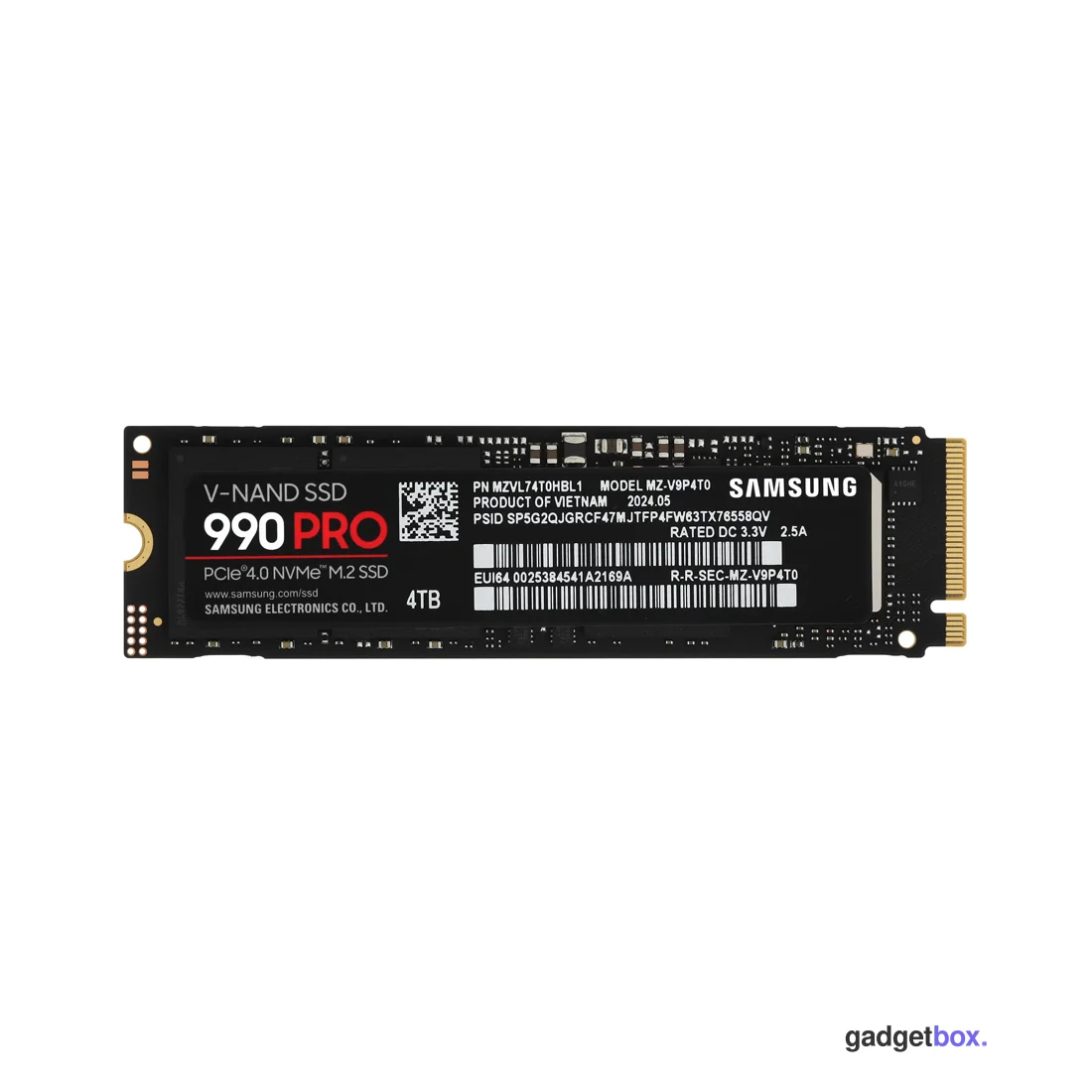 Твердотельный накопитель SSD Samsung 990 PRO 4TB M.2