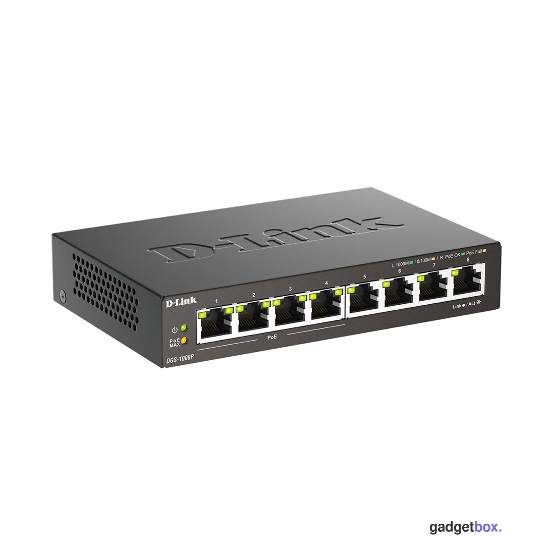 Коммутатор D-Link DGS-1008P/F3A