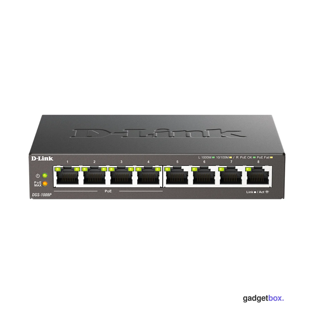 Коммутатор D-Link DGS-1008P/F3A