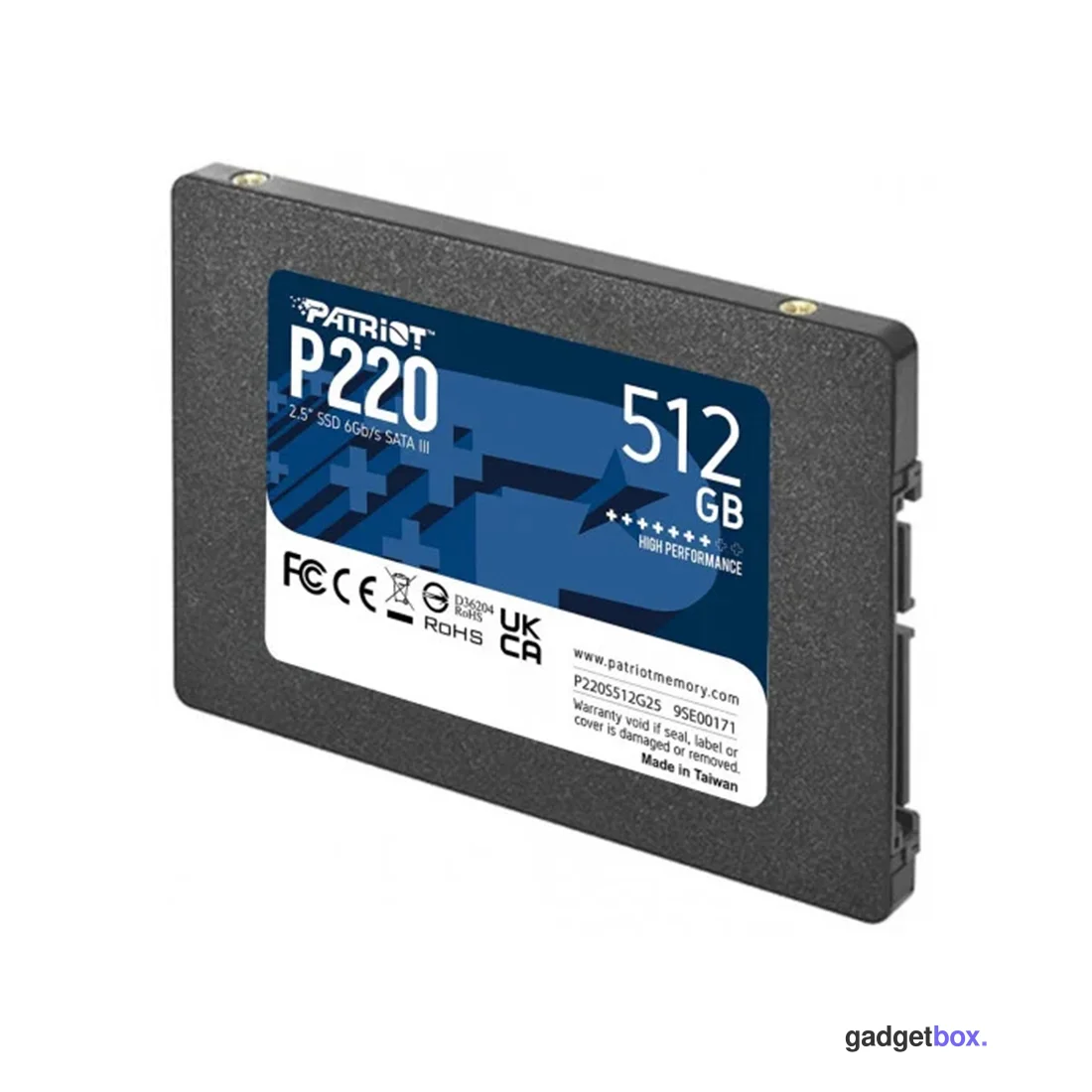 Твердотельный накопитель SSD Patriot P220 512GB SATA III