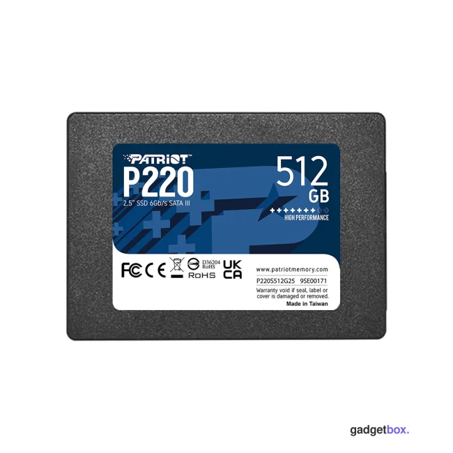 Твердотельный накопитель SSD Patriot P220 512GB SATA III