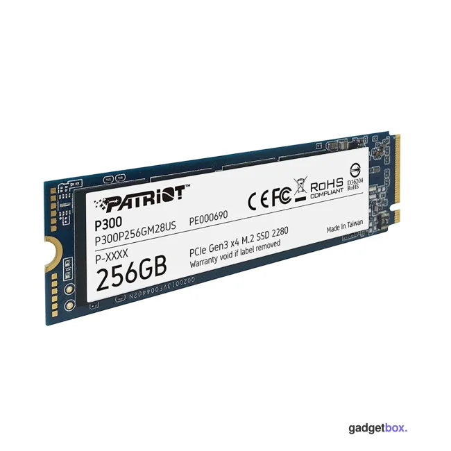 Твердотельный накопитель SSD Patriot P300 256GB M.2 NVMe PCIe 3.0x4