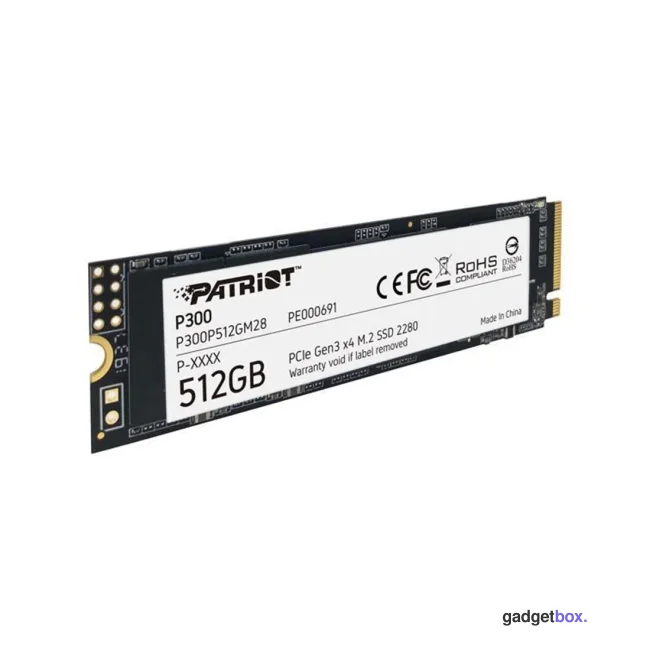 Твердотельный накопитель SSD Patriot P300 512GB M.2 NVMe PCIe 3.0x4