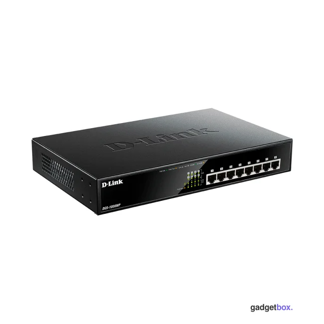Коммутатор D-Link DGS-1008MP/B1A