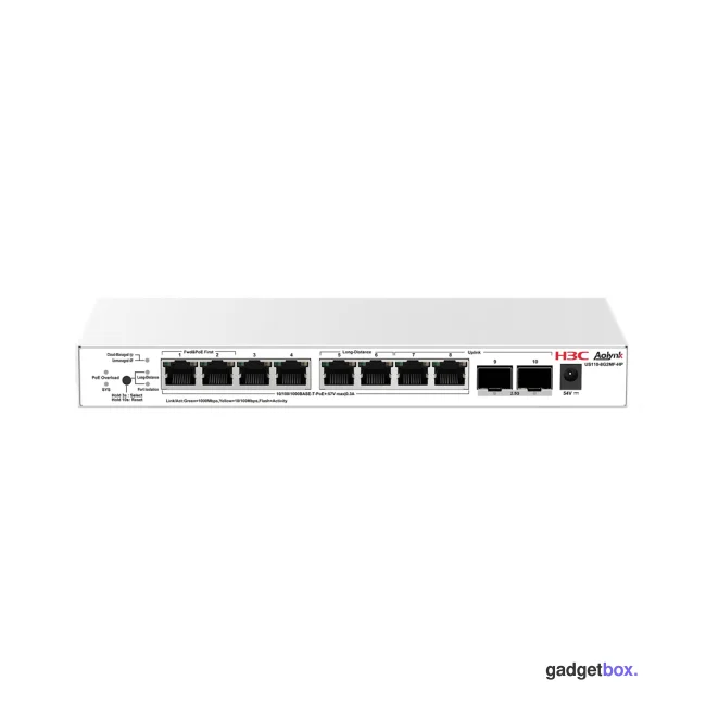 Коммутатор H3C Aolynk US110-8G2MF-HP
