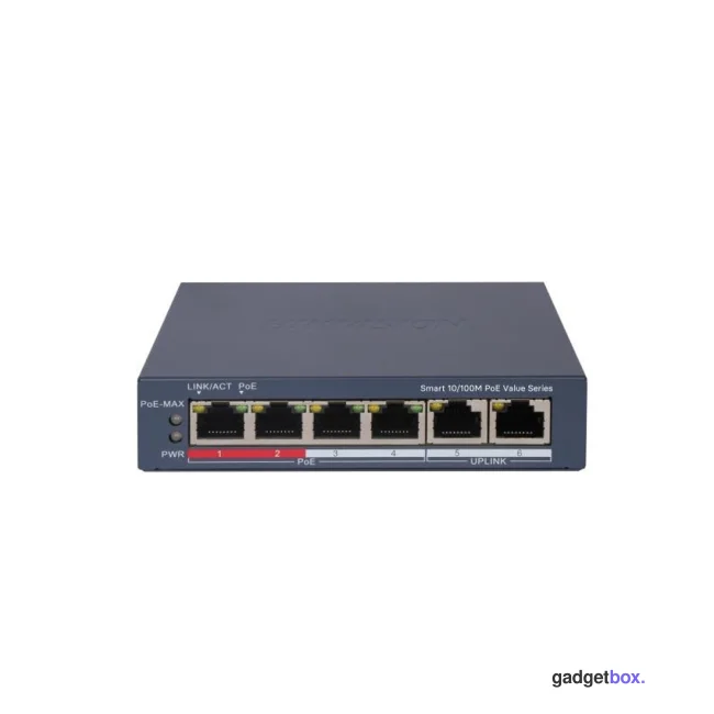 Коммутатор Hikvision DS-3E1106P-EI/M