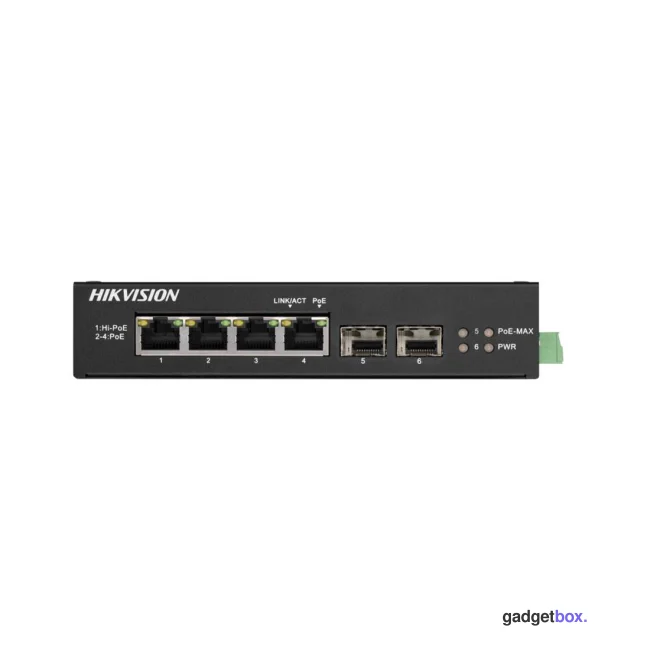 Коммутатор Hikvision DS-3T0506HP-E/HS