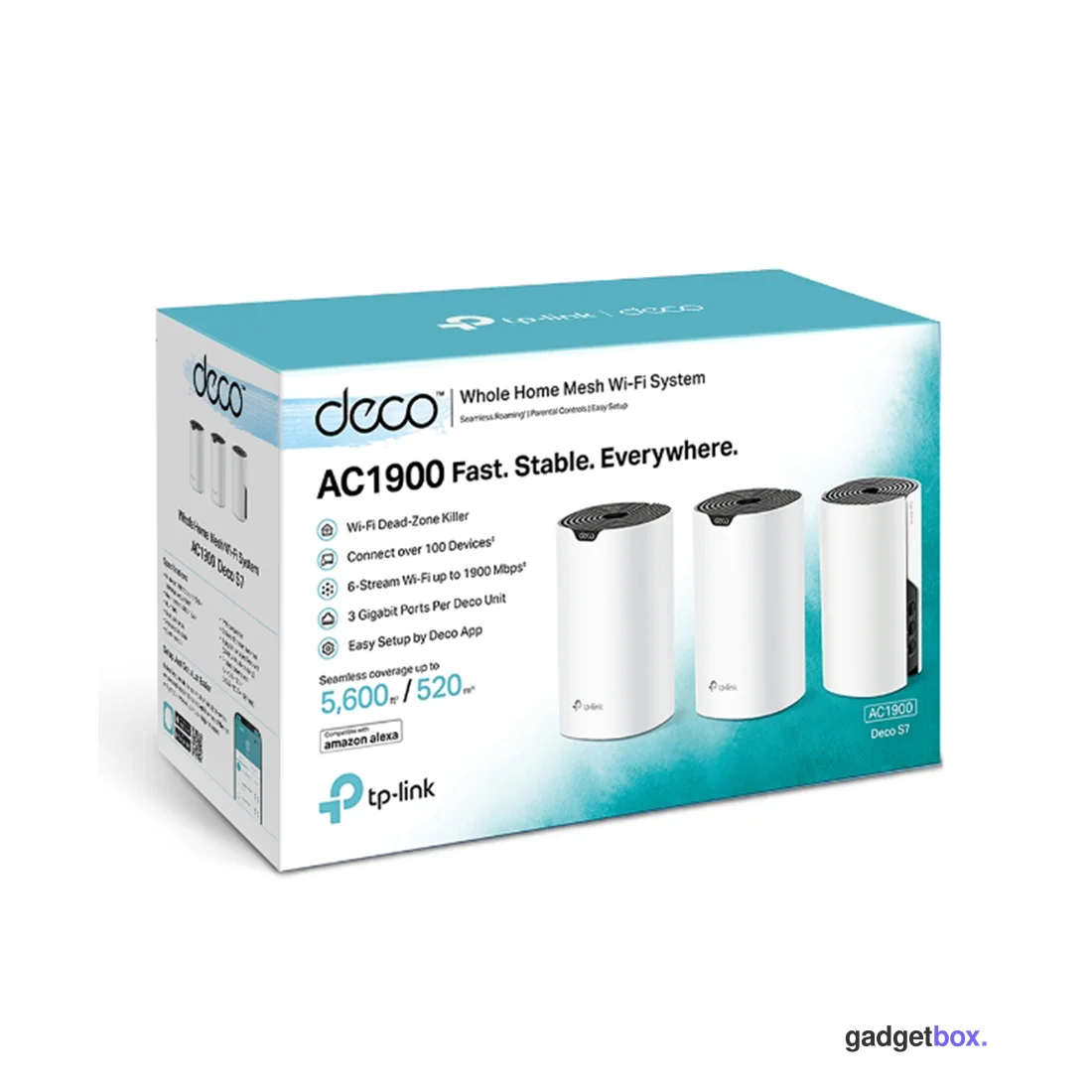 Домашняя Mesh-система Wi-Fi 5 TP-Link Deco S7 (3-pack)