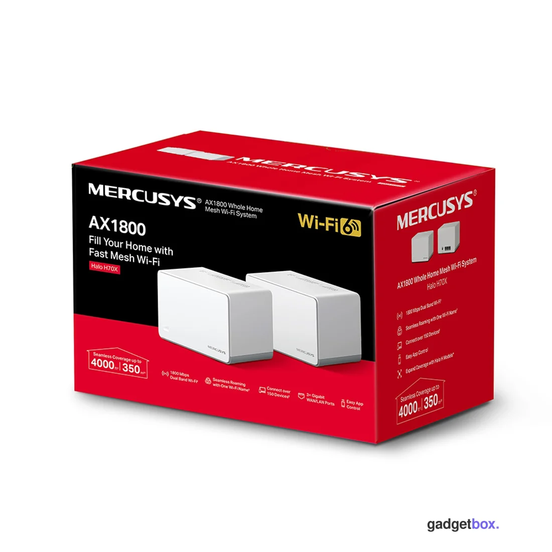 Маршрутизатор Mercusys Halo H70X(2-pack)