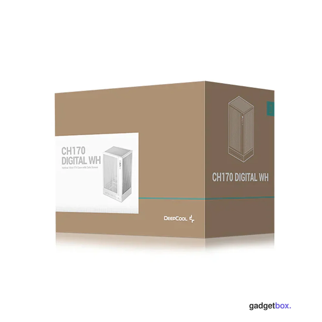 Компьютерный корпус Deepcool CH170 DIGITAL WH без Б/П