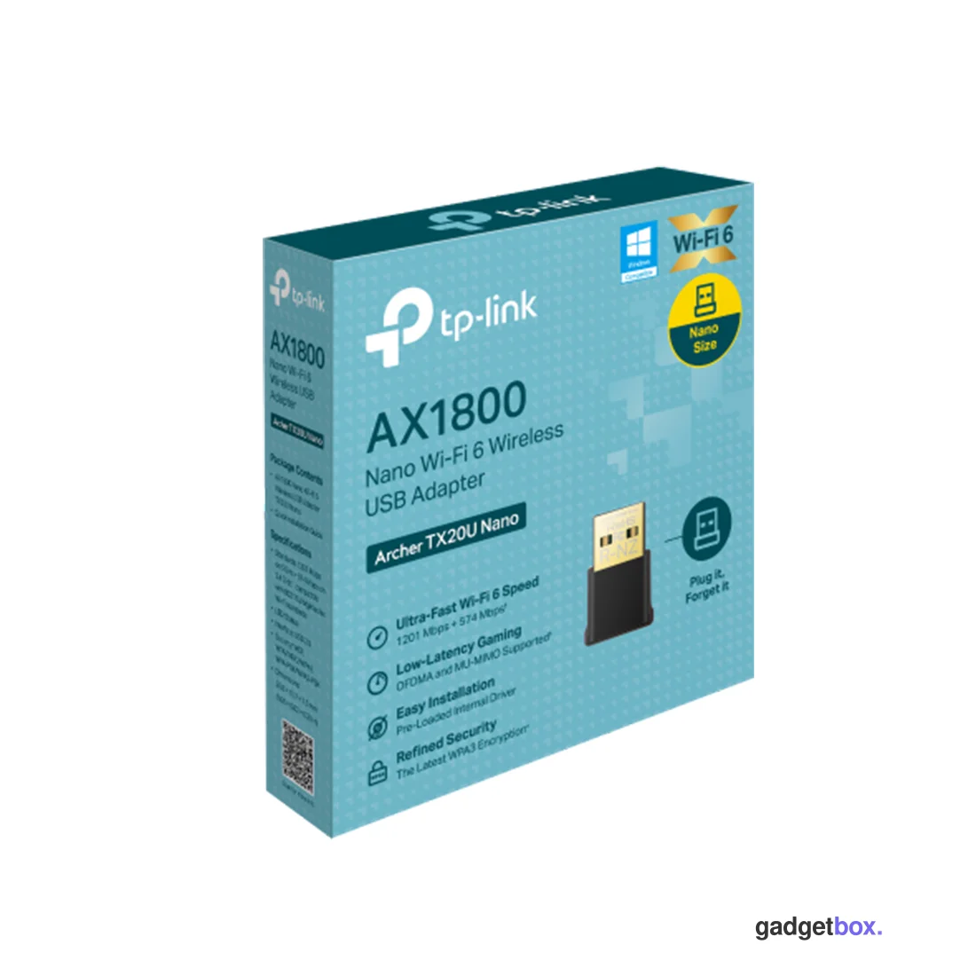 Сетевой USB адаптер TP-Link Archer TX20U Nano