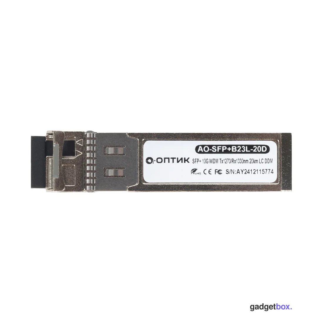 Трансивер А-Оптик AO-SFP+B23L-20D
