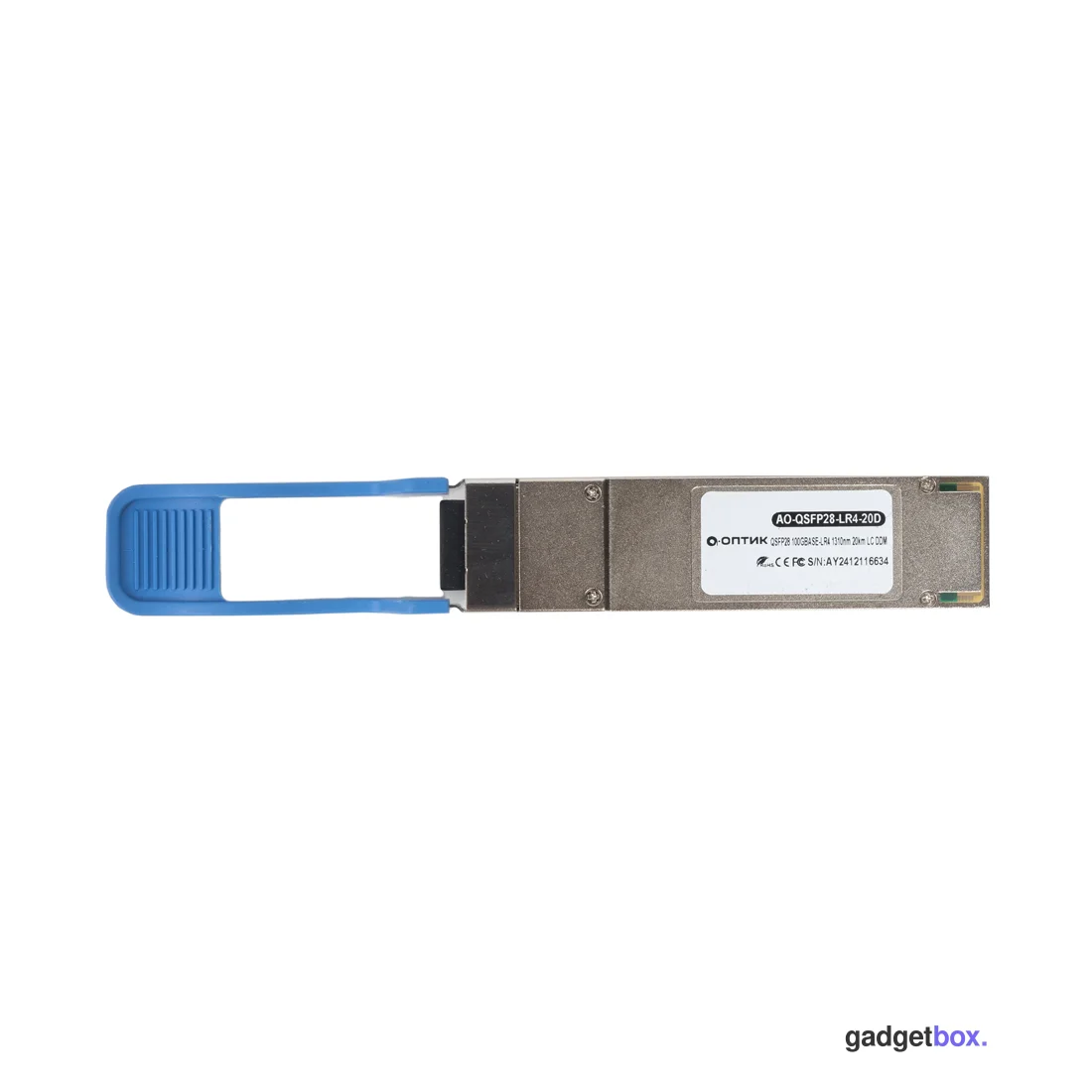 Трансивер А-Оптик AO-QSFP28-LR4-20D