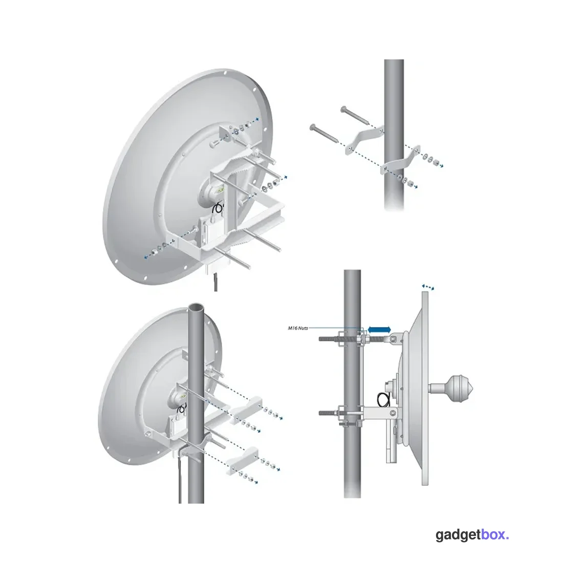Антенна Ubiquiti AF-5G34-S45