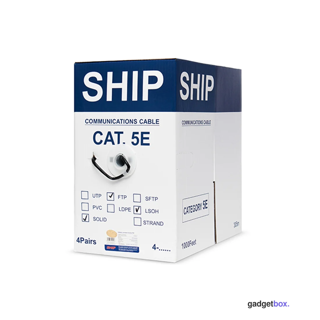 Кабель сетевой SHIP D176-P Cat.6 FTP 30В LSZH