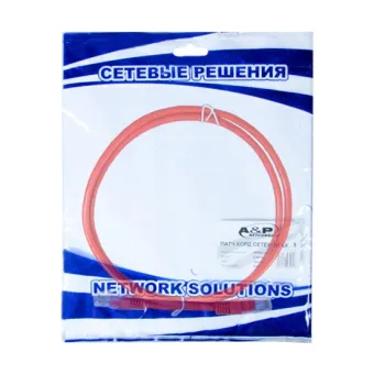 Патч Корд A&P Cat.5 UTP RJ-45 1 м APP001RD1