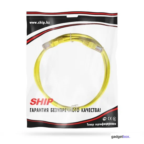Патч Корд SHIP Cat.5e UTP LSZH RJ-45 1 м S3025YL0100-P