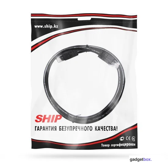 Патч Корд SHIP Cat.6 UTP LSZH RJ-45 1 м S6025BK0100-P