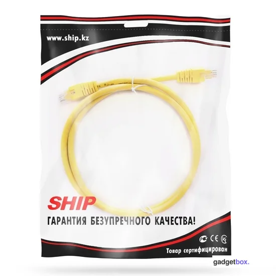 Патч Корд SHIP Cat.6 UTP LSZH RJ-45 1 м S6025YL0100-P