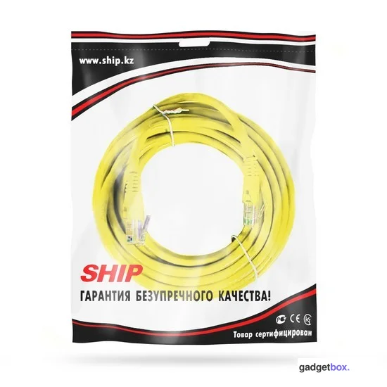 Патч Корд SHIP Cat.5e UTP LSZH RJ-45 10 м S3025YL1000-P