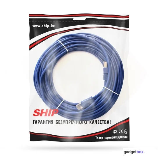 Патч Корд SHIP Cat.5e FTP LSZH RJ-45 15 м S4025BL1500-P