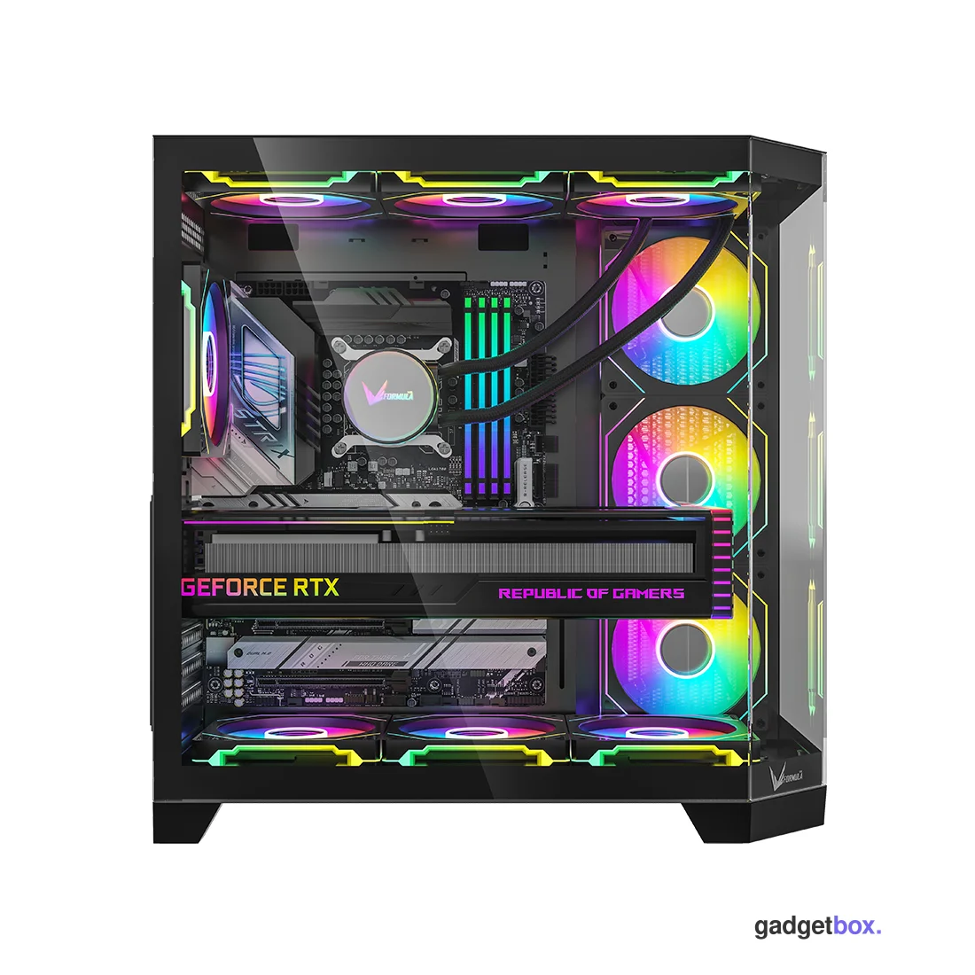 Компьютерный корпус Formula V Crystal Z6 Floe Black без Б/П