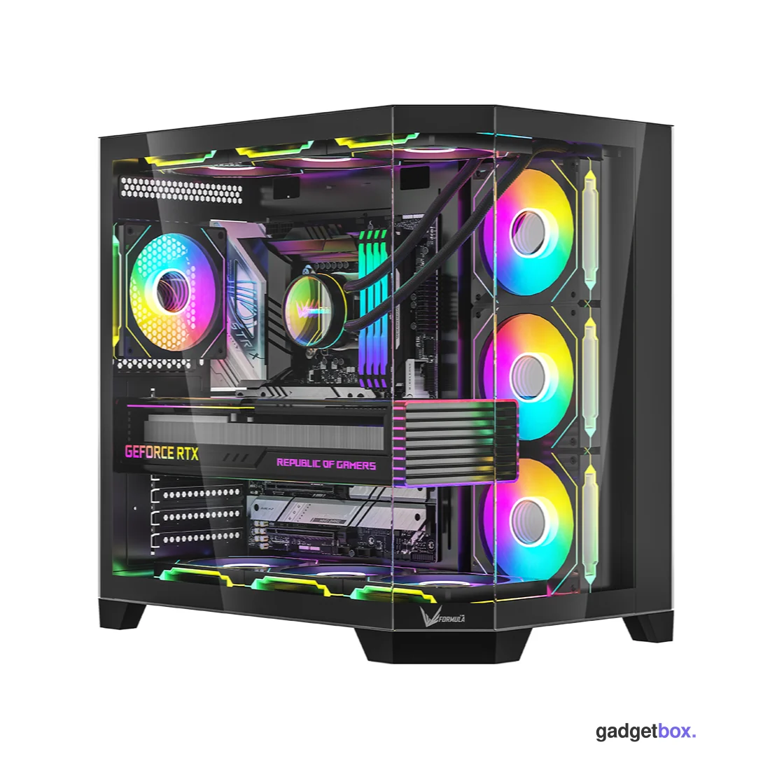 Компьютерный корпус Formula V Crystal Z6 Floe Black без Б/П