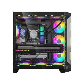 Компьютерный корпус Formula V Crystal Z6 Floe Black без Б/П