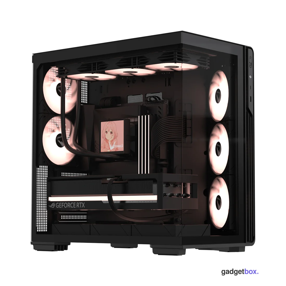 Компьютерный корпус Formula V Crystal Z7 PA Black без Б/П