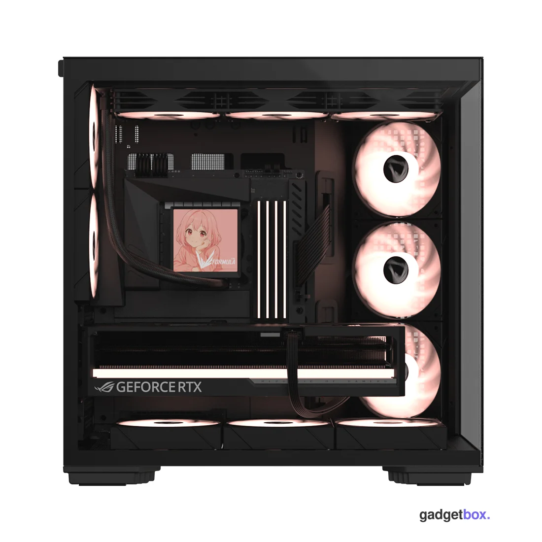 Компьютерный корпус Formula V Crystal Z7 PA Black без Б/П