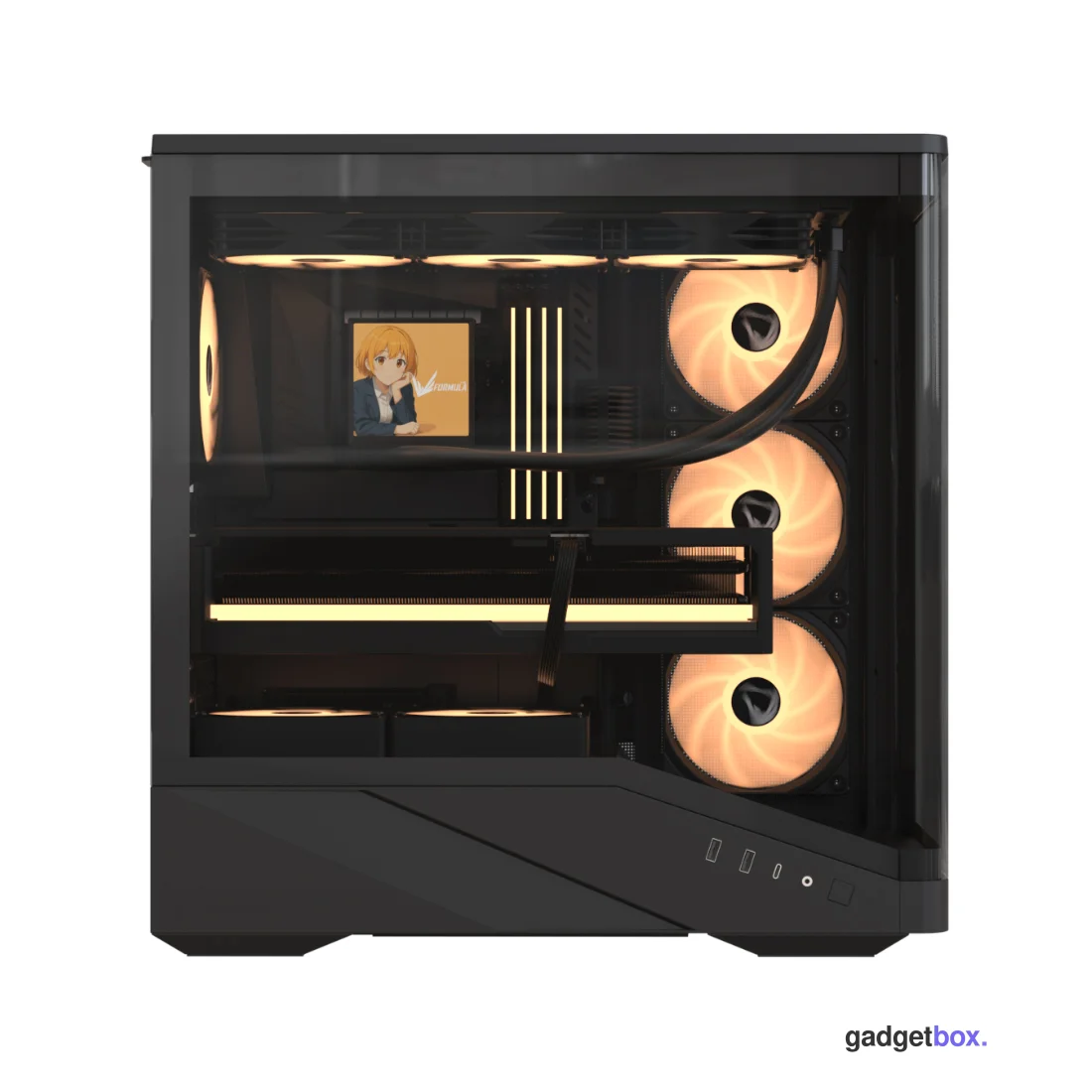 Компьютерный корпус Formula V Crystal U9 PA Black без Б/П