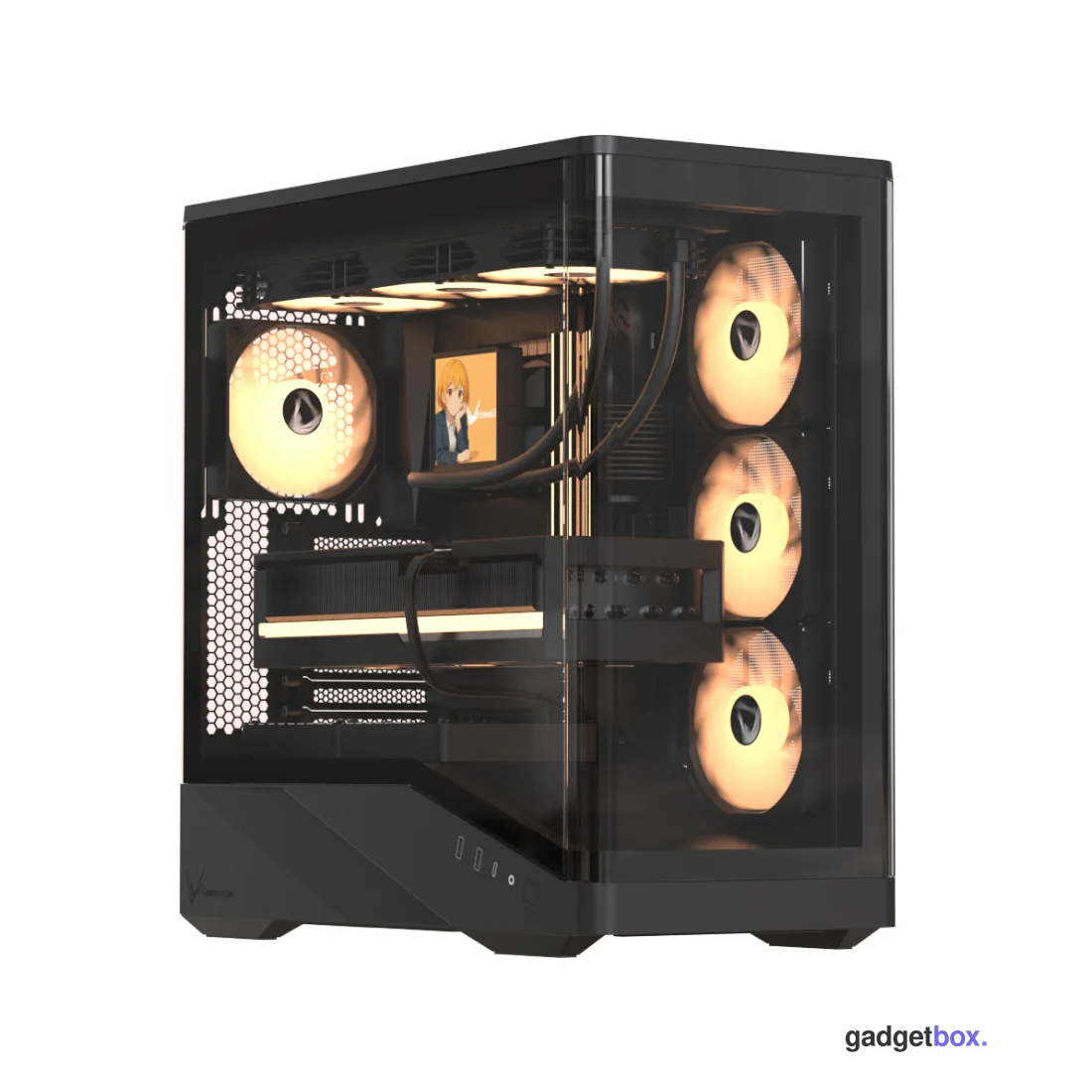 Компьютерный корпус Formula V Crystal U9 PA Black без Б/П