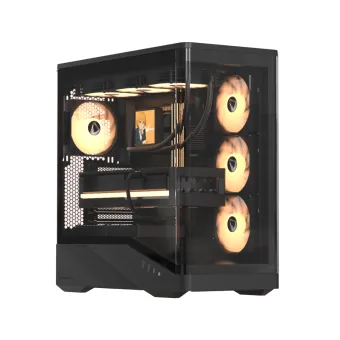 Компьютерный корпус Formula V Crystal U9 PA Black без Б/П