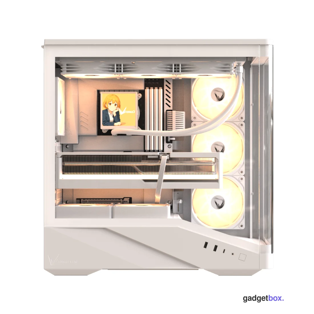 Компьютерный корпус Formula V Crystal U9 PA White без Б/П