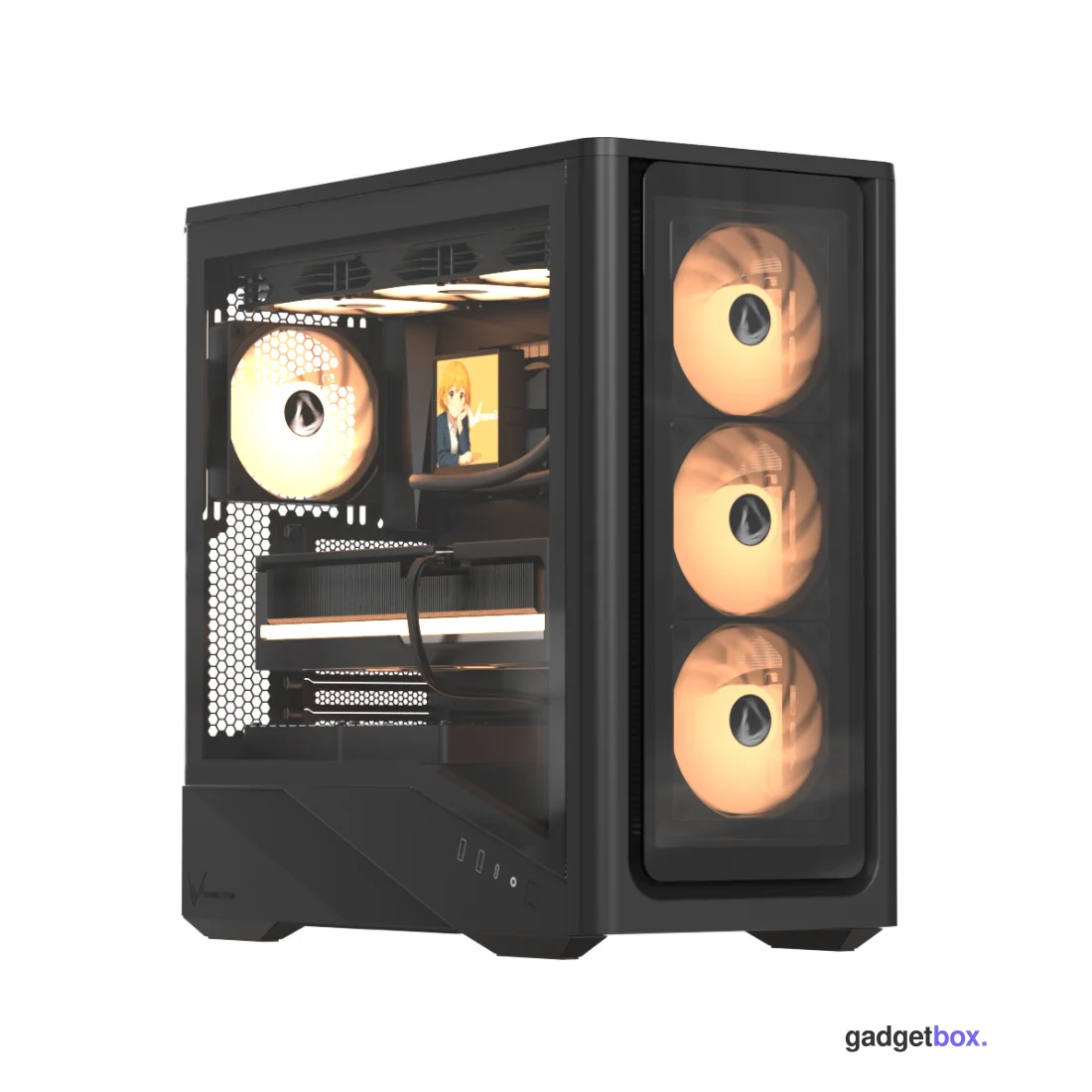 Компьютерный корпус Formula V Air Power G9 DUO PA Black без Б/П