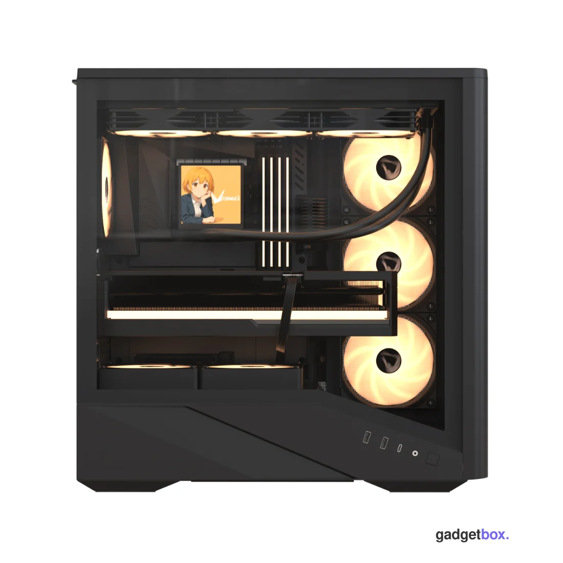 Компьютерный корпус Formula V Air Power G9 DUO PA Black без Б/П
