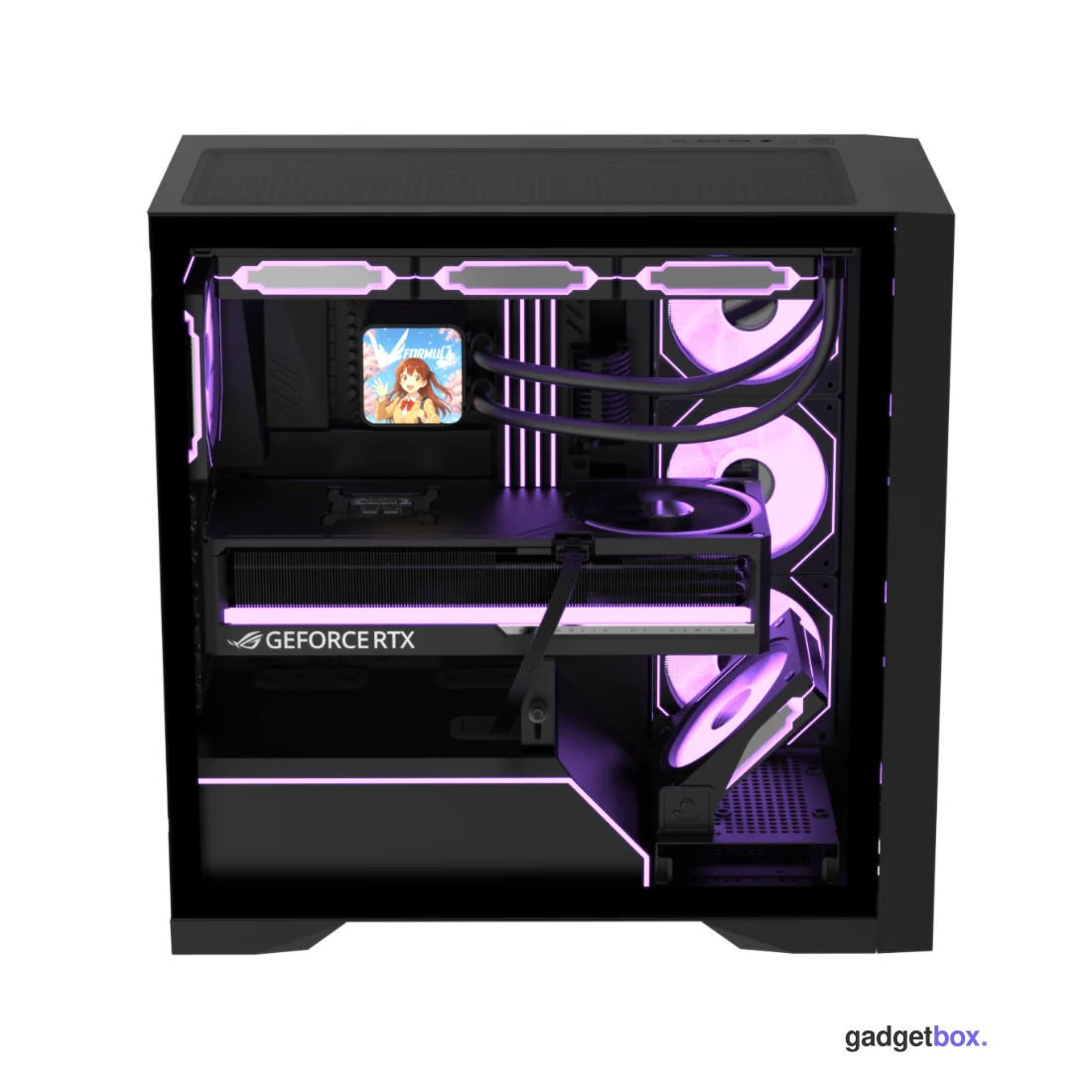 Компьютерный корпус Formula V Air Power G8 Cosmic Black без Б/П